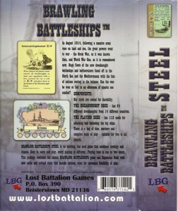 brawling Battleship Steel back cover