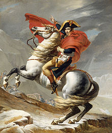 Napoleon crossing the alps