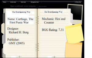 Open Book - Carthage the First Punic War