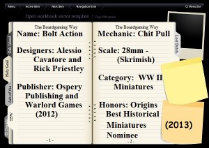 Bolt Action Open Book with Index