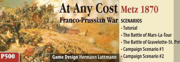 “At Any Costs: Metz 1870” alternative title and cover tried out