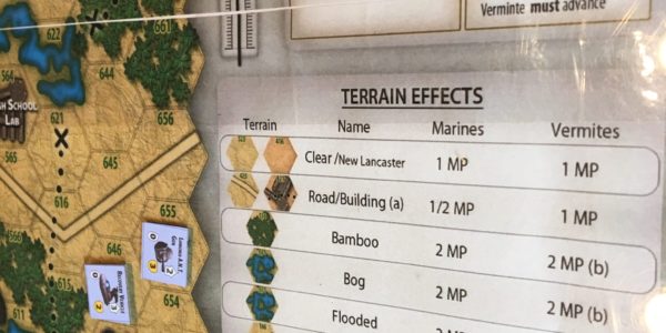 Space Vermin playtest Terrain Chart May 2016