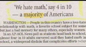 Everyone Hates Math